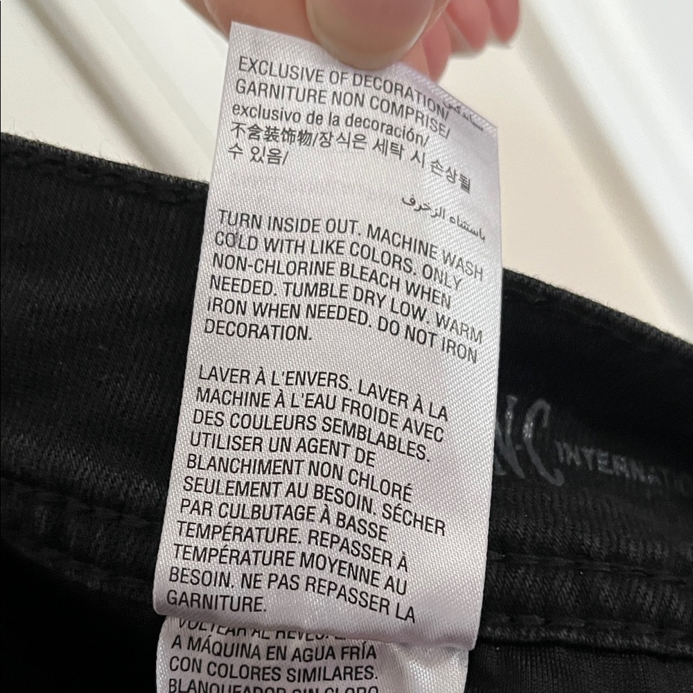 INC International Concepts Black Boyfriend Pants - Picture 8 of 9